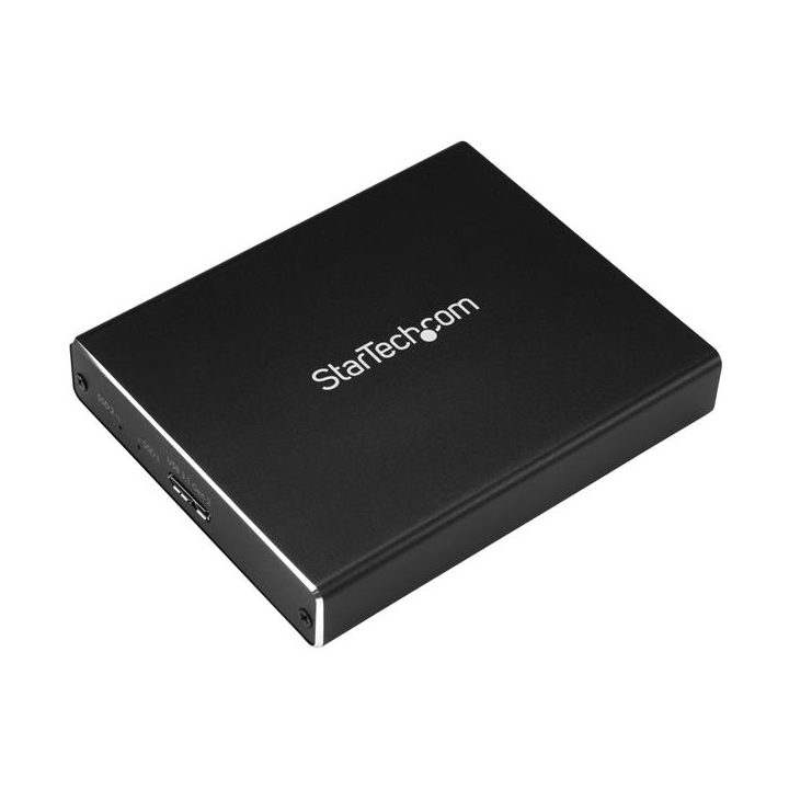 StarTech.com Caixa de Duas Baías M.2 NGFF - USB 3.1 (10Gbps) - RAID -…