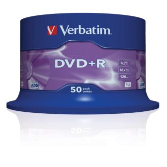 Verbatim DVD+r 4.7GB 16x advanced azo tariina 50 unds (43550)