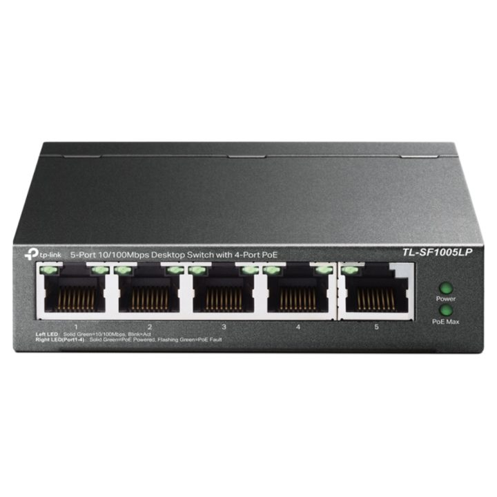 TP-Link TL-SF1005LP Unmanaged Switch Fast Ethernet (10/100) Power…