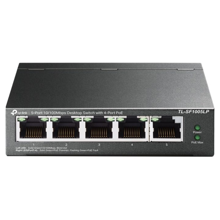 TP-Link TL-SF1005LP Unmanaged Switch Fast Ethernet (10/100) Power…