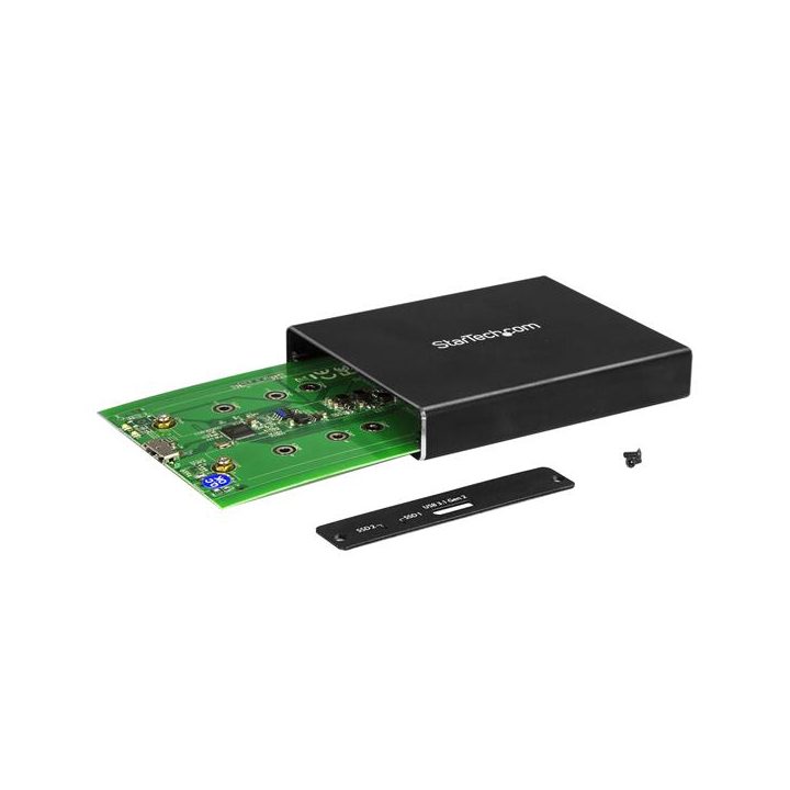 StarTech.com Caixa de Duas Baías M.2 NGFF - USB 3.1 (10Gbps) - RAID -…
