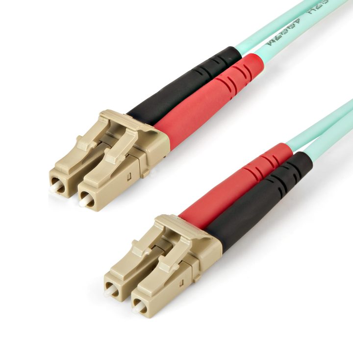 StarTech.com 2m Multimode Fiber Optic Cable LC/UPC to LC/UPC OM4 -…