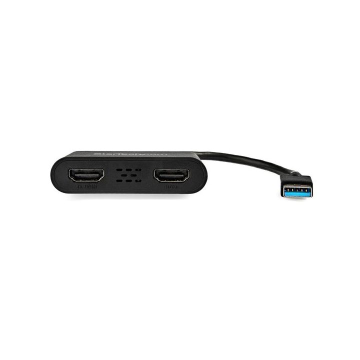StarTech.com USB 3.0 to Dual HDMI Adapter - 4K 30Hz