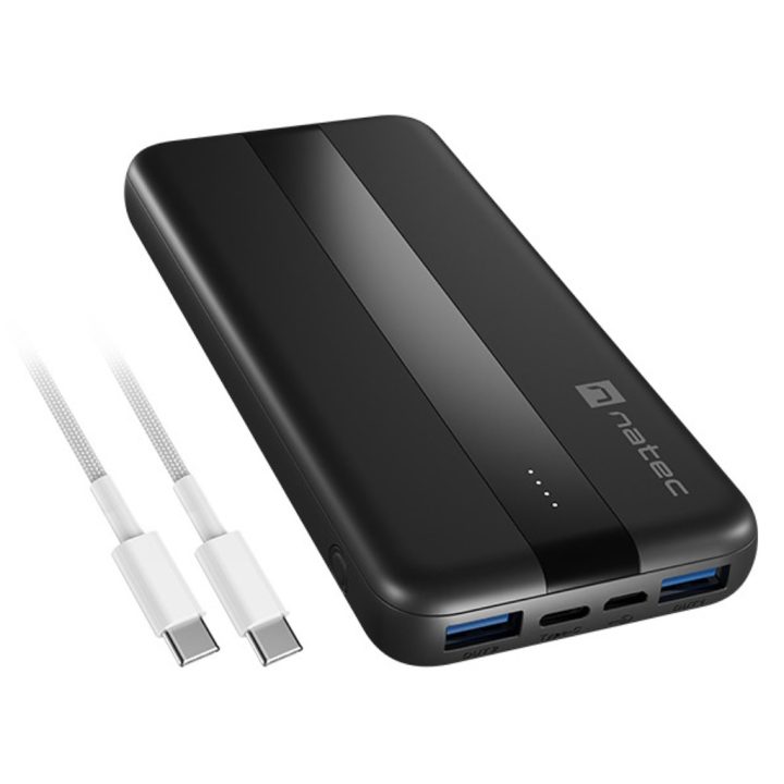 Natec Trevi SLIM Q V2 Lithium Polymer 10000 mAh Black (NPB-2294)