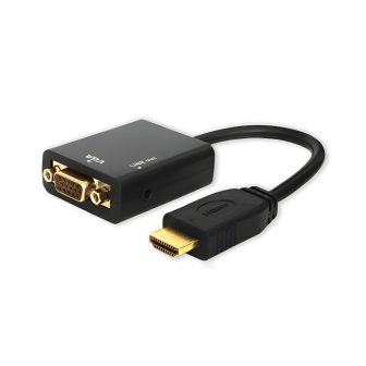 Adaptador HDMI (m) para VGA (f) com áudio Savio CL-23 (SAVKABELCL-23…