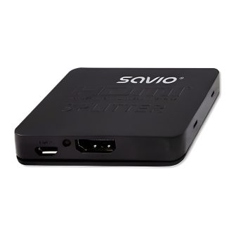 Splitter 1X2 HDMI 4K 3d savio cl-93 negro (SAVKABELCL-93)
