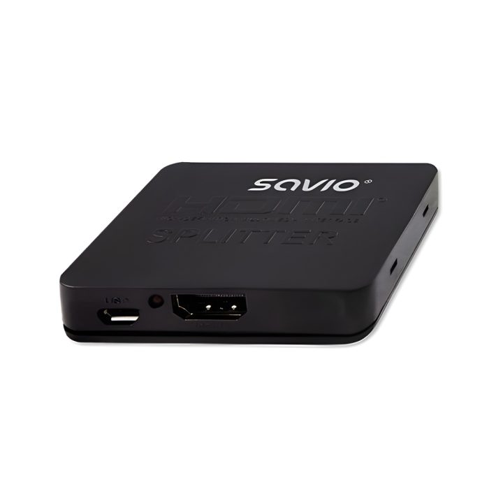 Savio CL-93 Black 1x2 HDMI 4K 3D Splitter (SAVKABELCL-93)