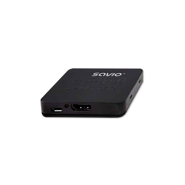 Splitter HDMI 1X2 4K 3D Savio CL-93 preto (SAVKABELCL-93)