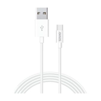 Cable USB-a a USB-C carga rápida 1m savio cl-126 (SAVKABELCL-126)