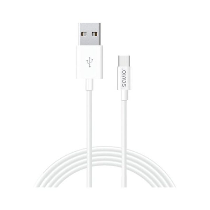 Cable USB-a a USB-C carga rápida 1m savio cl-126 (SAVKABELCL-126)
