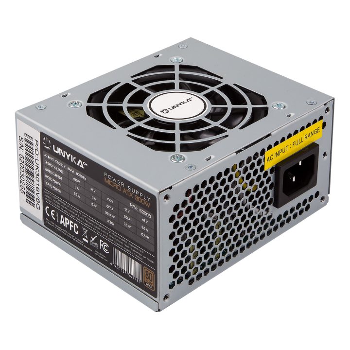 UNYKAch SFX 300W unidad de fuente de alimentación 20+4 pin ATX Plata