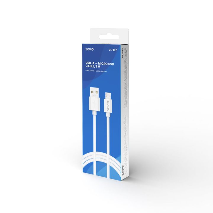 Savio CL-167 USB-A to Micro-USB Cable