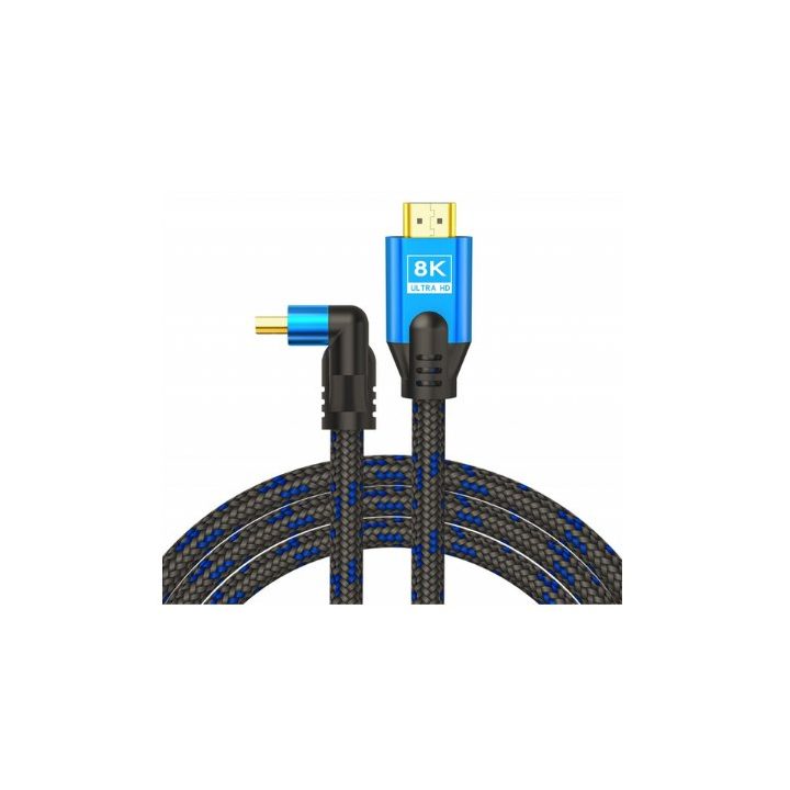 Cabo HDMI acodado Savio CL-175 5 m