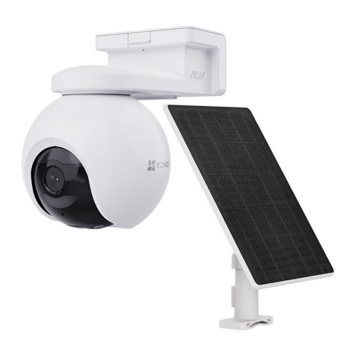 EZVIZ Wi-Fi& 4g EB8 pro cámara a batería rotativa 4K panel solar kit…