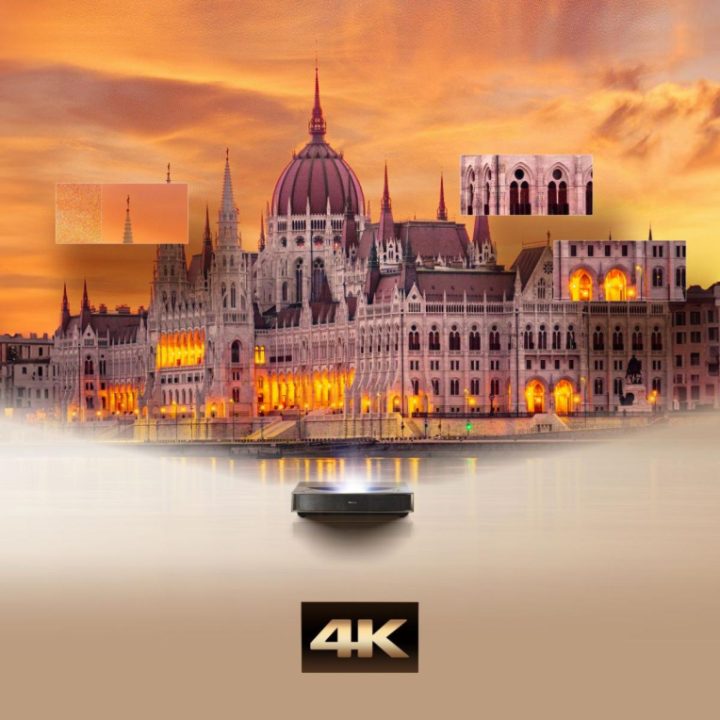 Hisense PT1 Ultra Short Throw UHD 4K (3840x2160) 3D Projector Black