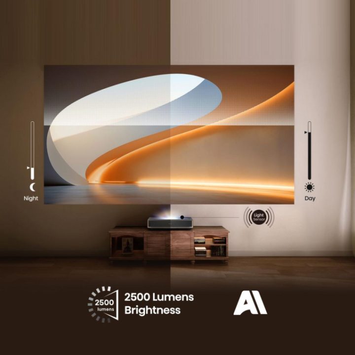 Hisense PT1 Ultra Short Throw UHD 4K (3840x2160) 3D Projector Black
