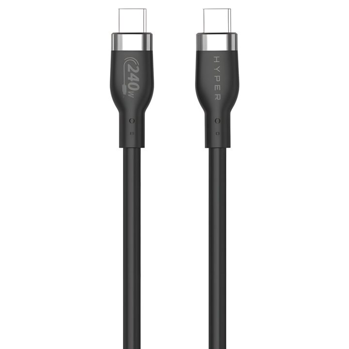 Hyper HJ4002BKGL USB 2.0 USB-C Cable 2 m Black