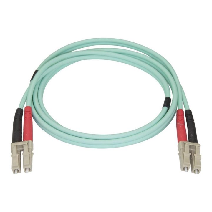 StarTech.com 1m Multimode Fiber Optic Cable LC to LC (UPC) OM4 -…