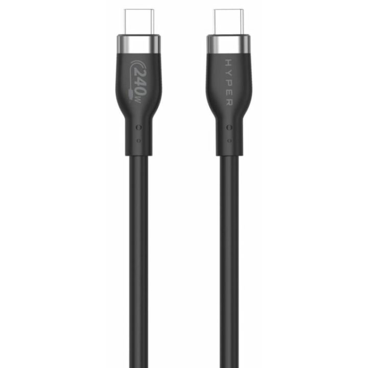 Hyper HJ4002BKGL USB 2.0 USB-C Cable 2 m Black