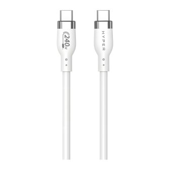 Hyper HJ4002WHGL cabo USB USB 2.0 2 m USB C Branco