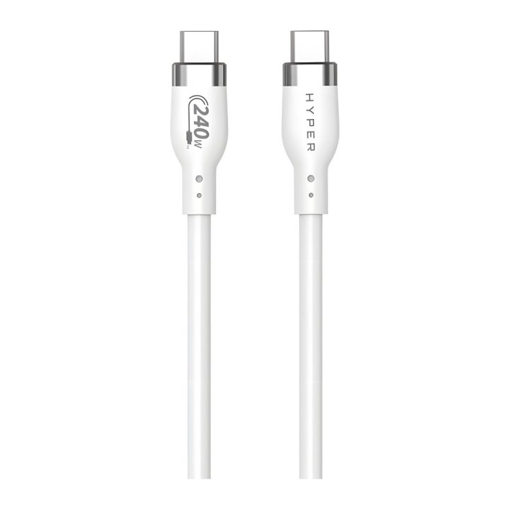 Hyper HJ4002WHGL USB 2.0 USB-C Cable 2 m White