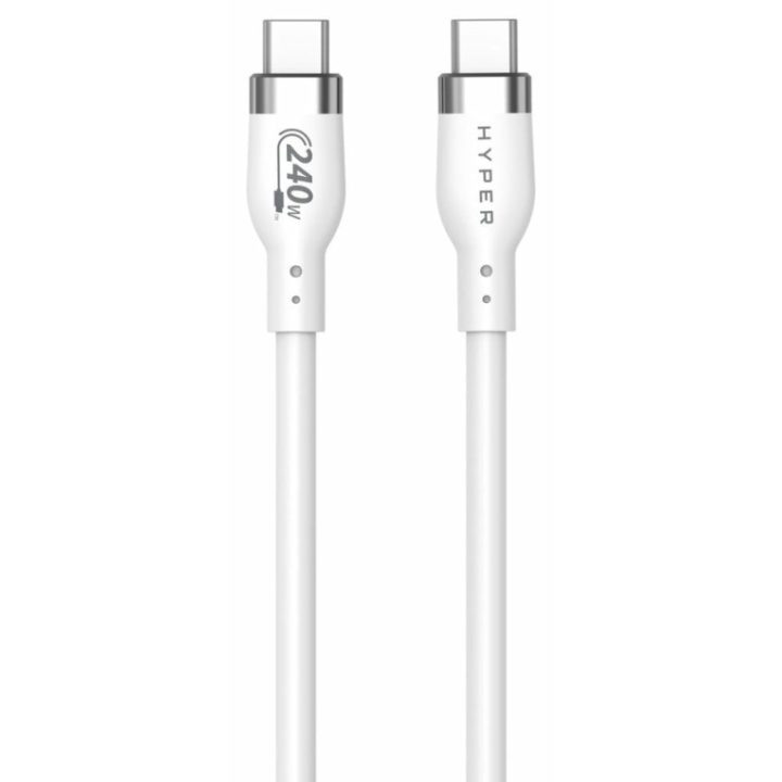 Hyper HJ4002WHGL cable USB USB 2.0 2 m USB C Blanco