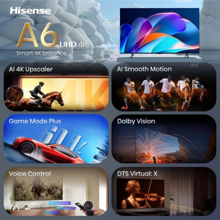 Hisense 43A6S 43" 4K Smart TV