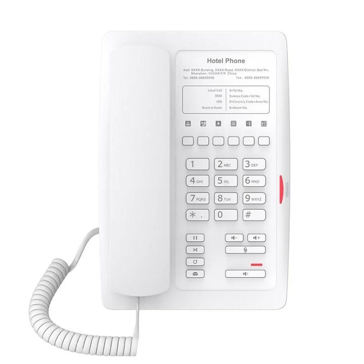 FANVIL H3 Hotel IP Phone, Custom Plate B (H3(White))