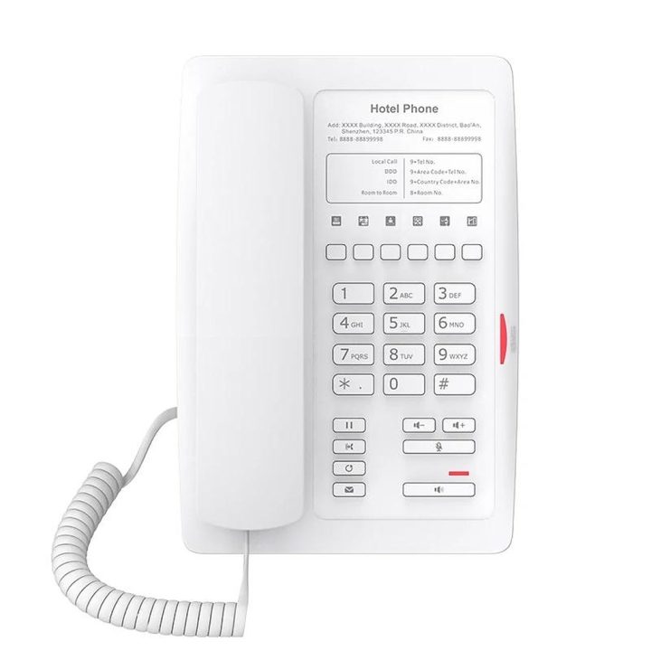 FANVIL H3 Hotel IP Phone, Custom Plate B (H3(White))
