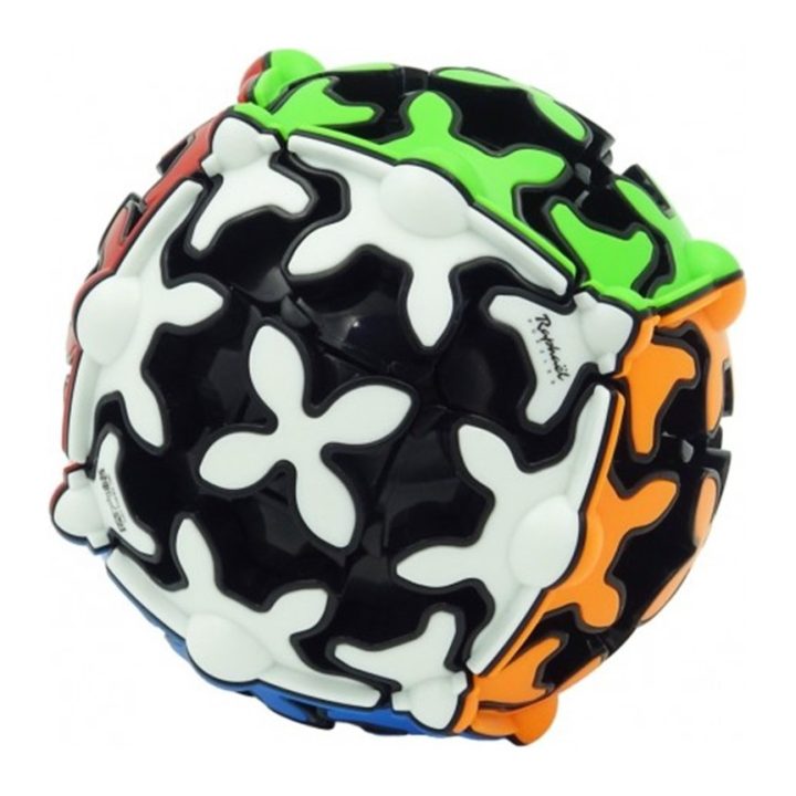 Cubo de Rubik Qiyi Gear Ball 3x3 bordes pretos (3141)