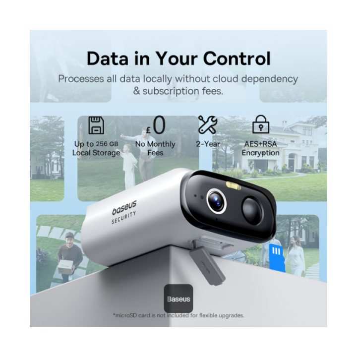 Baseus Security S1 Lite Outdoor Camera 2K White (S0003300)