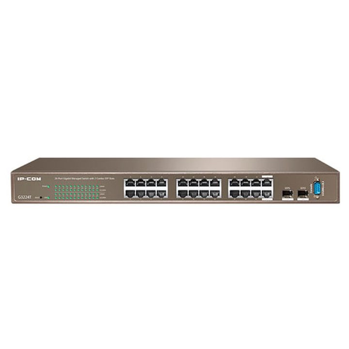 Switch de gestão total IP-COM G3224T, switch de gestão L2 com 24…