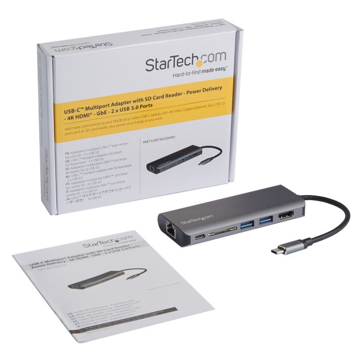 StarTech.com USB-C Laptop Docking Station - USB Type-C Port…