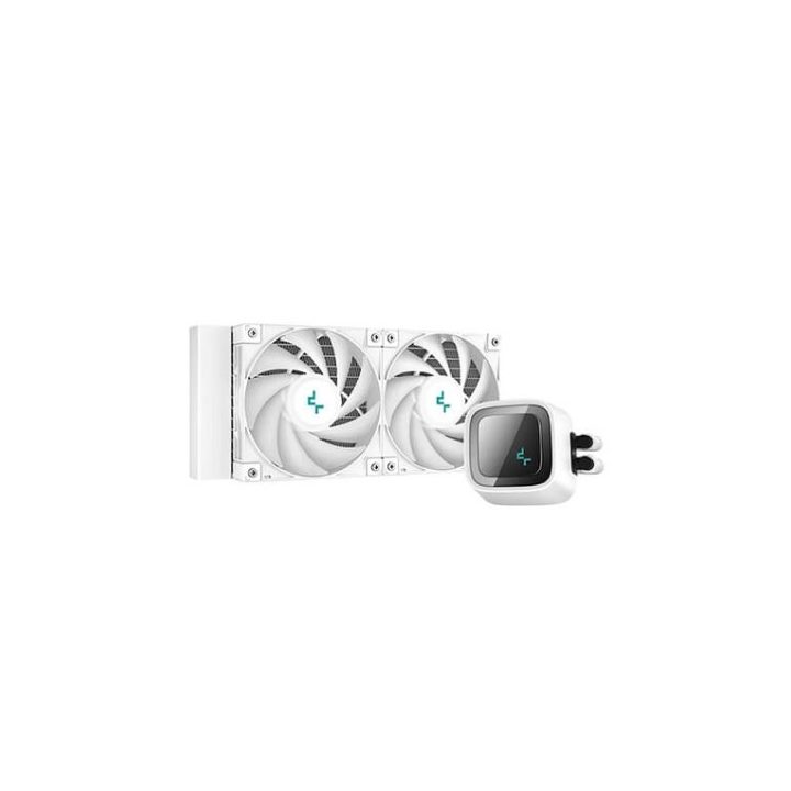 Kit de arrefecimento líquido gaming Deepcool LS520 branco 2 x 120mm…