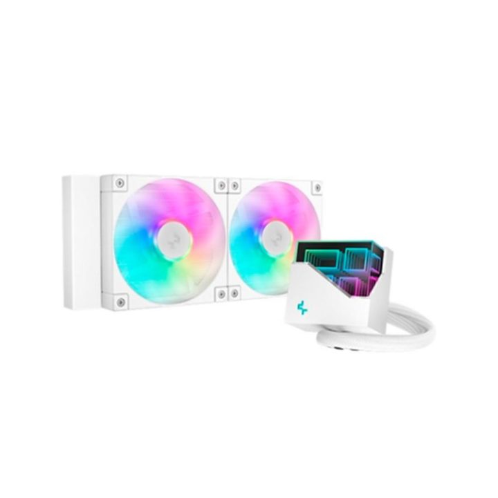 Deepcool LT240 ARGB 240mm White Liquid Cooling Kit…