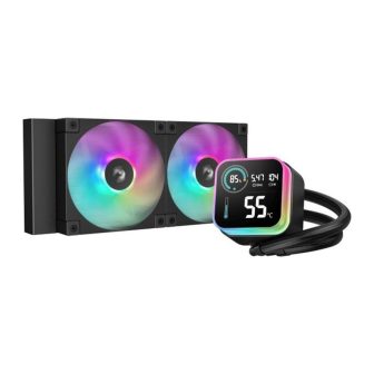 Kit refrigeracion liquida Deepcool LQ240 LED digital ARGB 2x 120mm…