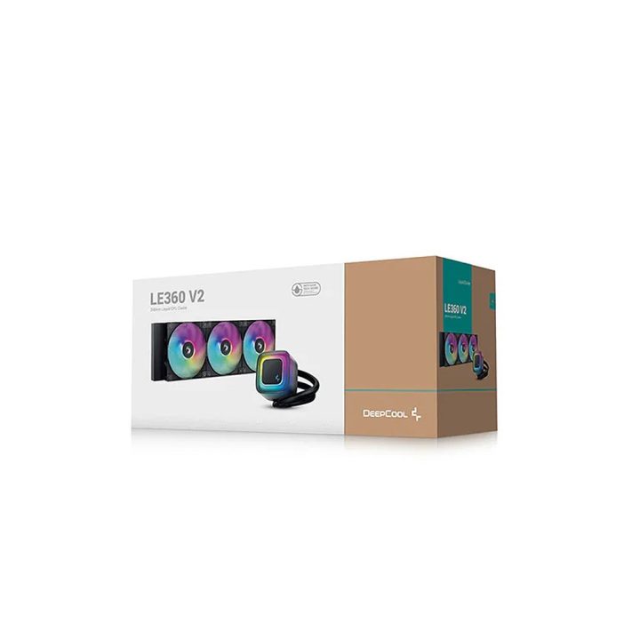 Kit de arrefecimento líquido Deepcool LE360 v2 zero 3x 120mm preto…