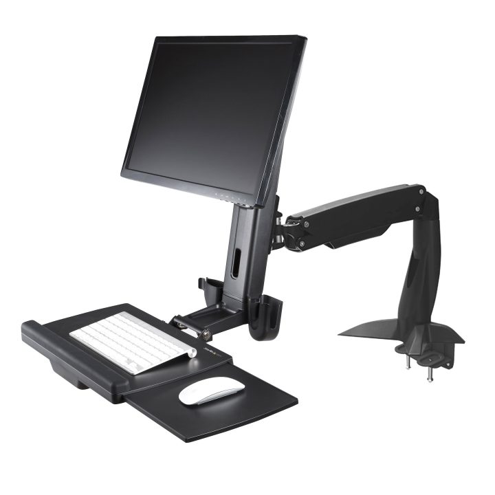 StarTech.com Brazo de Soporte de Pie y Sentado - Brazo Ajustable de…