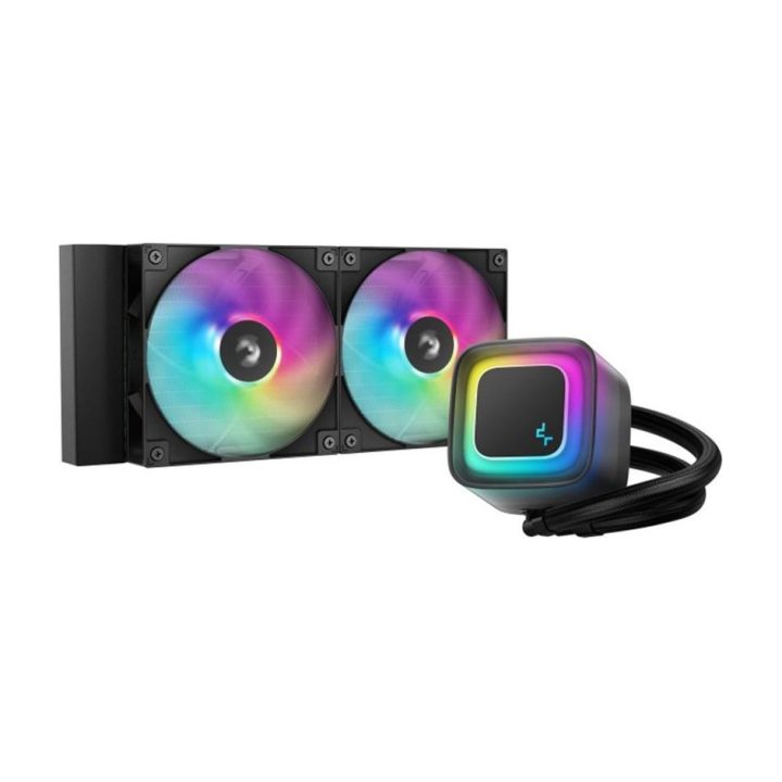 Deepcool LE240 v2 ARGB Liquid Cooling Kit 2x 120mm Black…