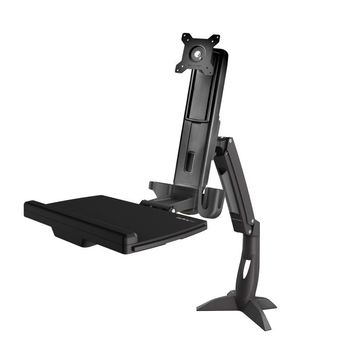 StarTech.com Brazo de Soporte de Pie y Sentado - Brazo Ajustable de…