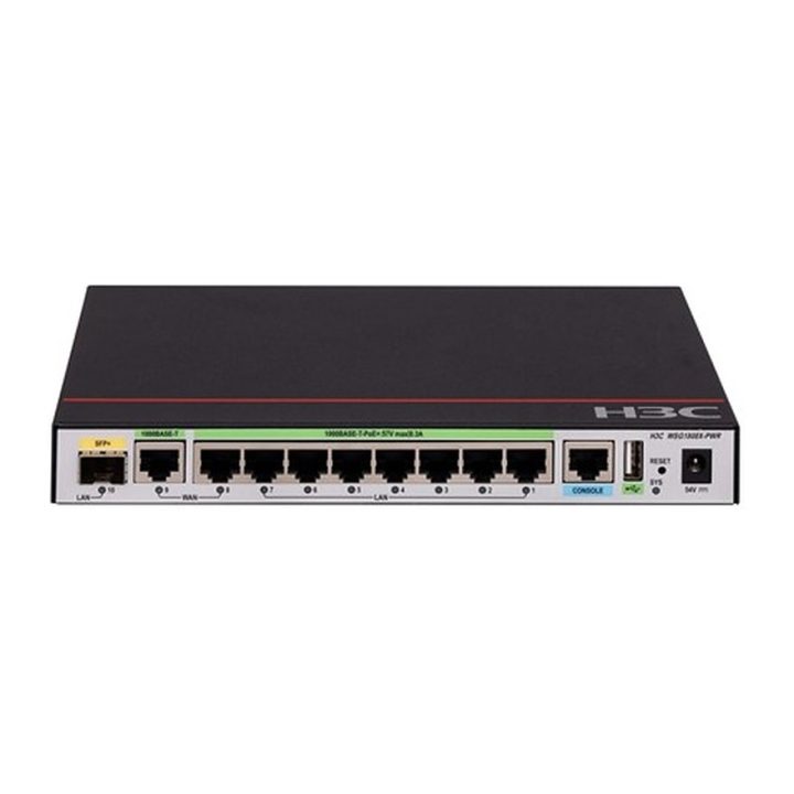 H3C WSG1808X-pwr 10-port (9*1000base-t and 1*SFP plus) wirel…