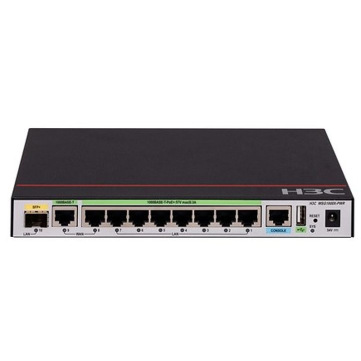 H3C WSG1808X-pwr 10-port (9*1000base-t and 1*SFP plus) wirel…