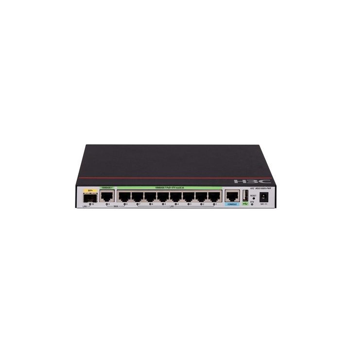 H3C WSG1808X-pwr 10-port (9*1000base-t and 1*SFP plus) wirel…