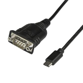 StarTech.com Adaptador Cable de 40cm USB-C a Serie - Cable Conversor…