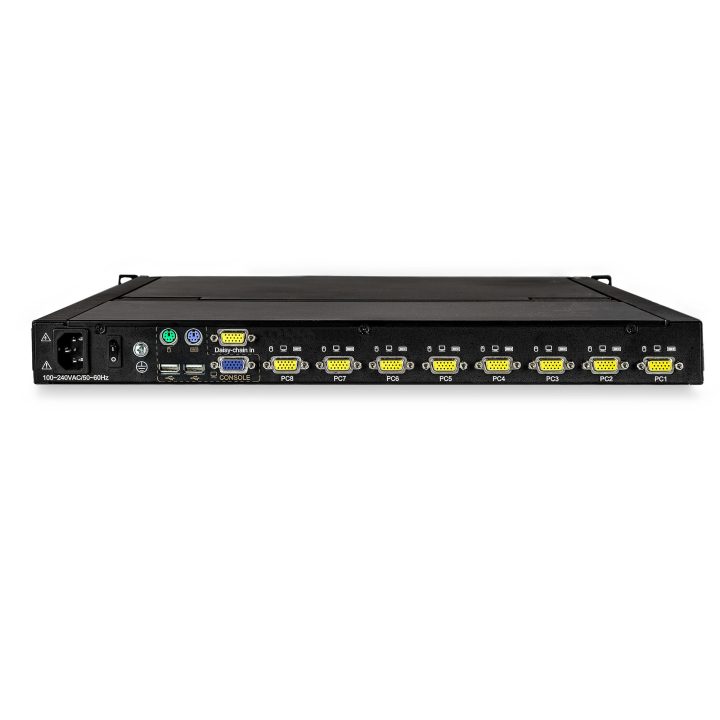 StarTech.com 8-Port Rackmount KVM Console with 1.8m Cables - QWERTY…