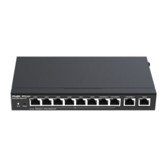 Ruijie Networks RG-EG310GH-P-E router Negro