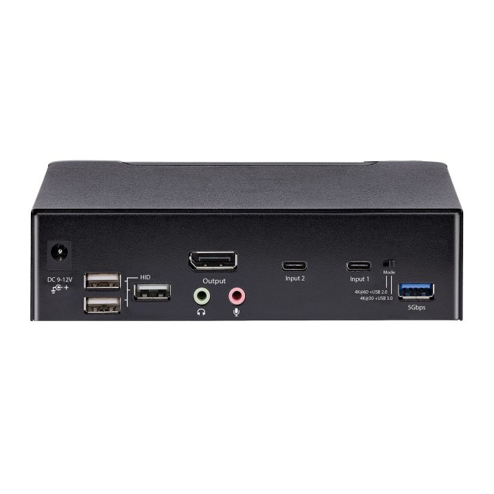 StarTech.com Comutador KVM USB-C - KVM de 2 portas DisplayPort com…