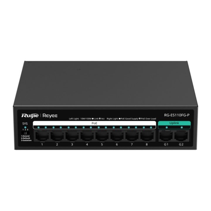 Ruijie Networks RG-ES110FG-P switch não gerido L2 Fast Ethernet…