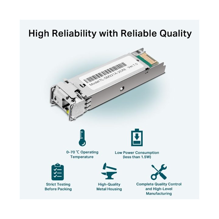 TP-Link Omada TL-SM321A módulo transceptor de fibra óptica 1250…