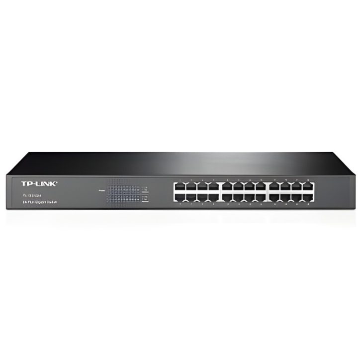 TP-Link TL-SG1024 Unmanaged Gigabit Ethernet (10/100/1000) 1U Black